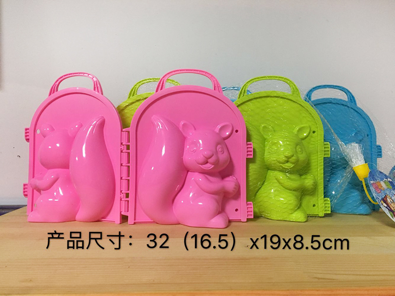 Cartoon Squirrel 3D Sand Mold/Snow Mold