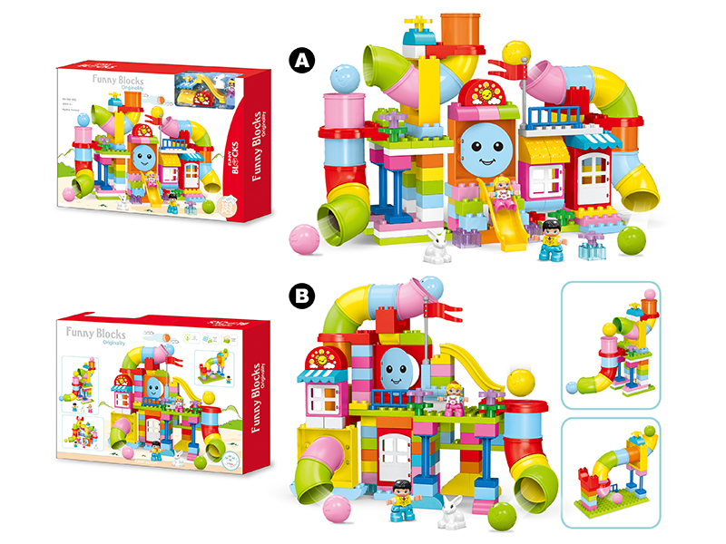 Intelligent Building Blocks- Pipeline Funland  133pcs