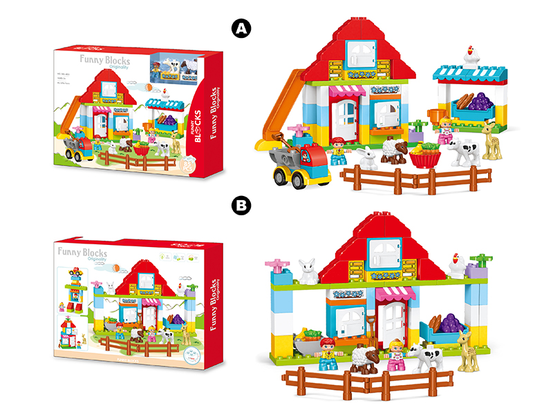 Intelligent Building Blocks- My Little Farm 85pcs