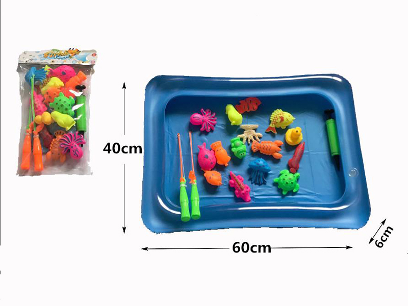 19PCS Fishing Toy