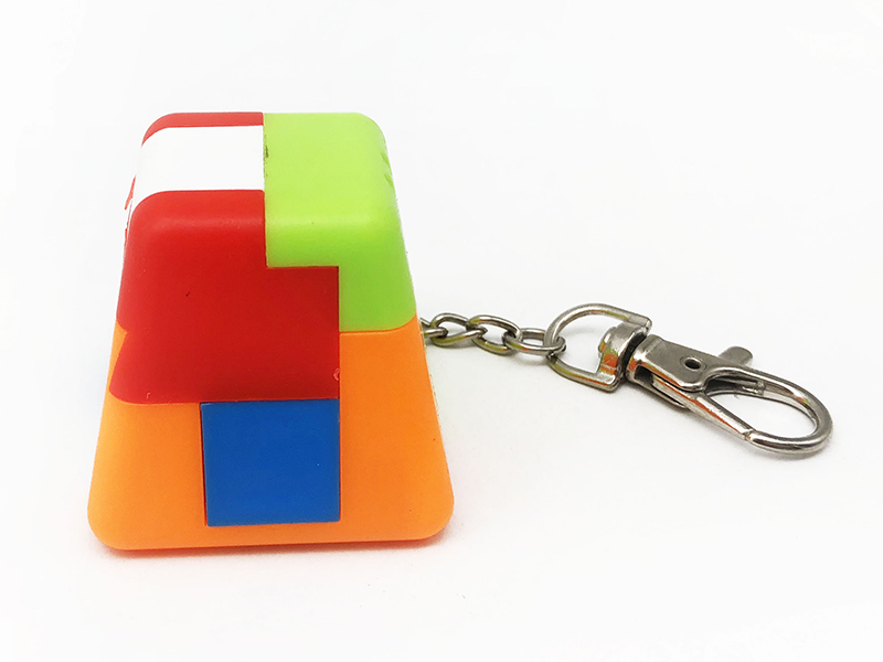 Burr Puzzle/Ttrapezium(With Keychain)