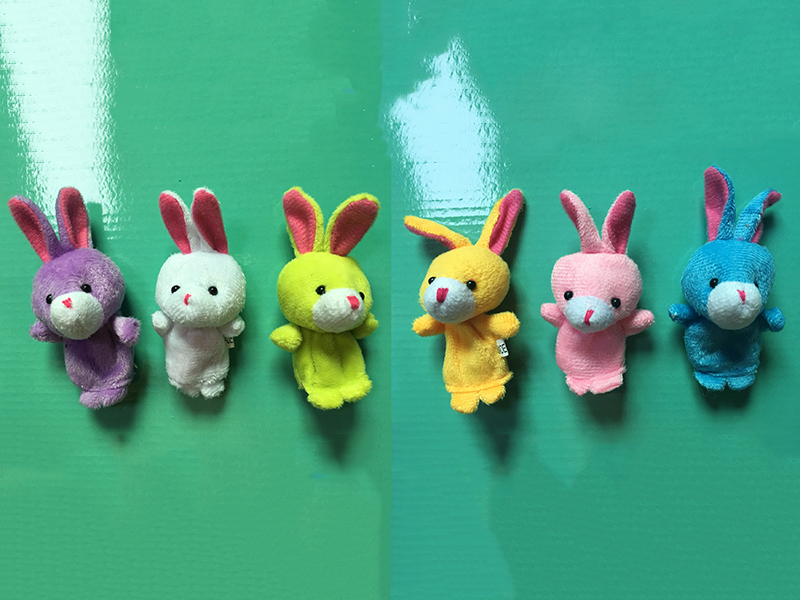 Easter Bunny  Plush Finger Puppet