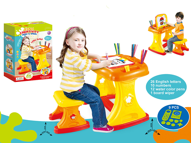 2 In 1 Easel Learning Table