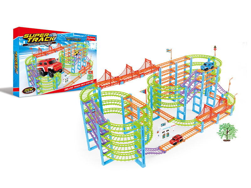 Multicolor Rail Train 183pcs
