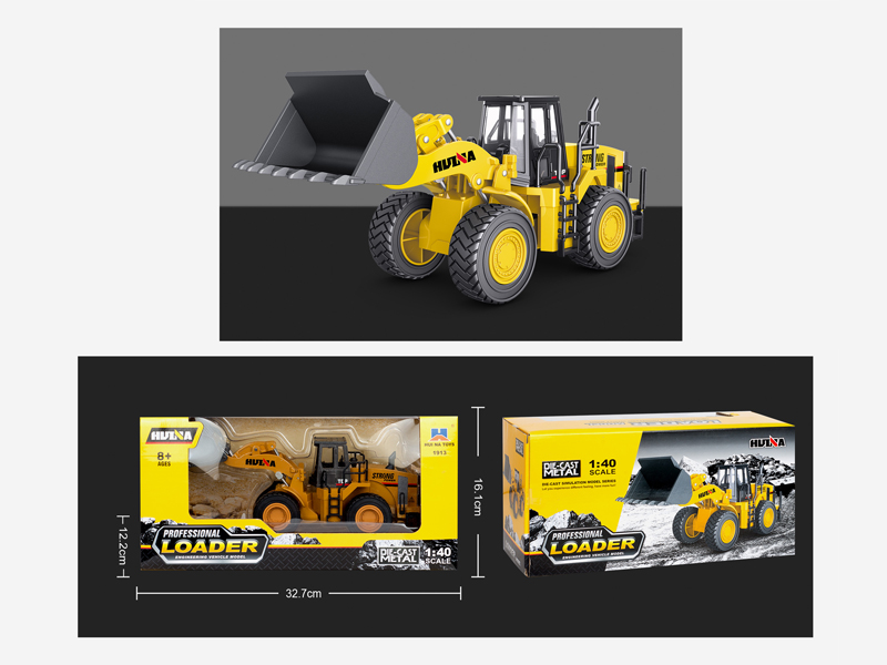 1:40 Half Alloy Bulldozer