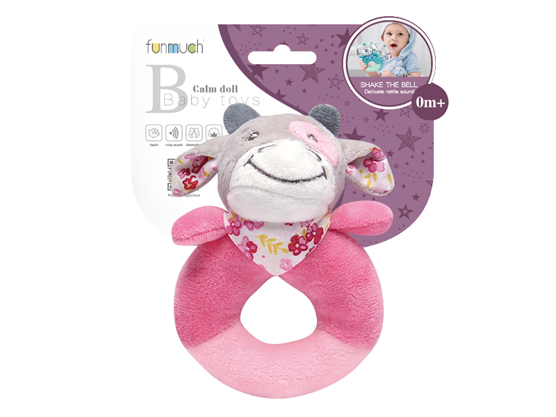 Placate Pink Cattle Rattle