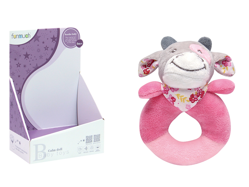 Placate Pink Cattle Rattle