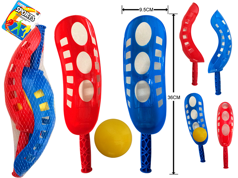 Large Size Sports Scoop Ball(2 Racket,2 Balls)