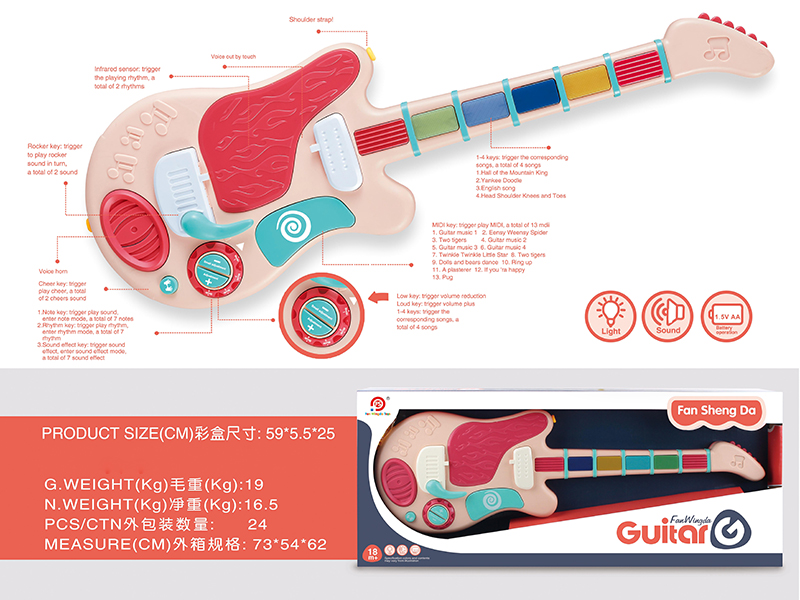 Multifunctional Induction Guitar