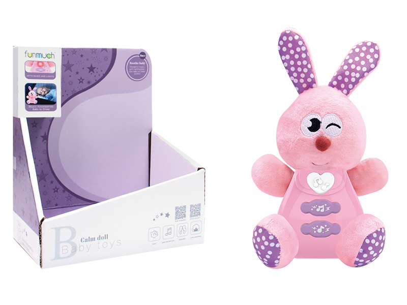 Plush Rabbit With Sound And Light