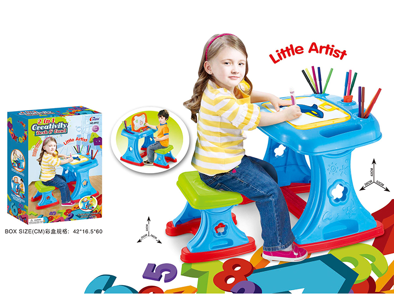 2 In 1 Easel  Learning Table