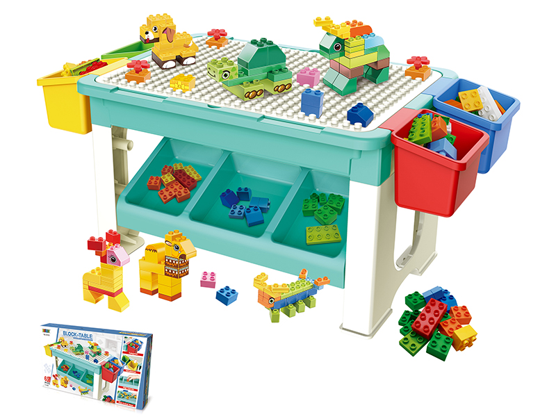 Large Particle Building Blocks Table