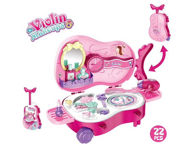 Makeups Violin Trolley Case