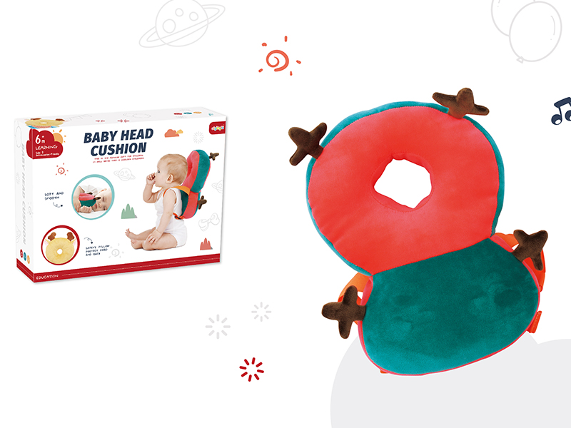 Christmas Deer Baby Head Cushion