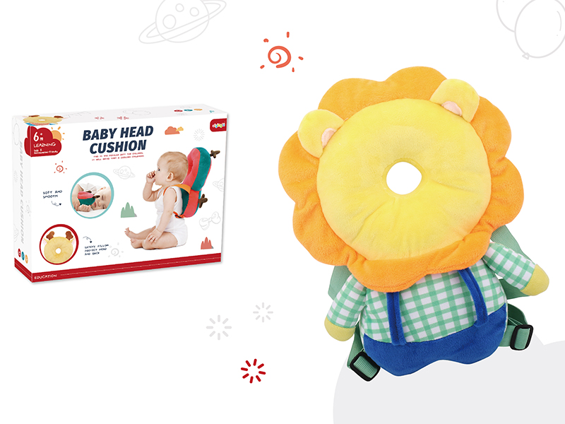 Lion Baby Head Cushion