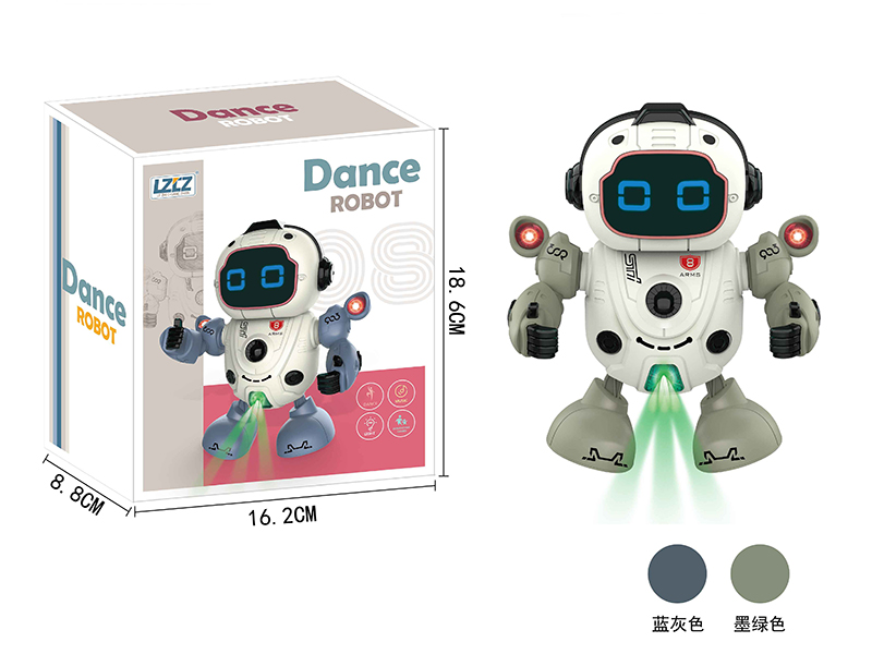 B/O Dancing Robot With Light And Music(2 Color)