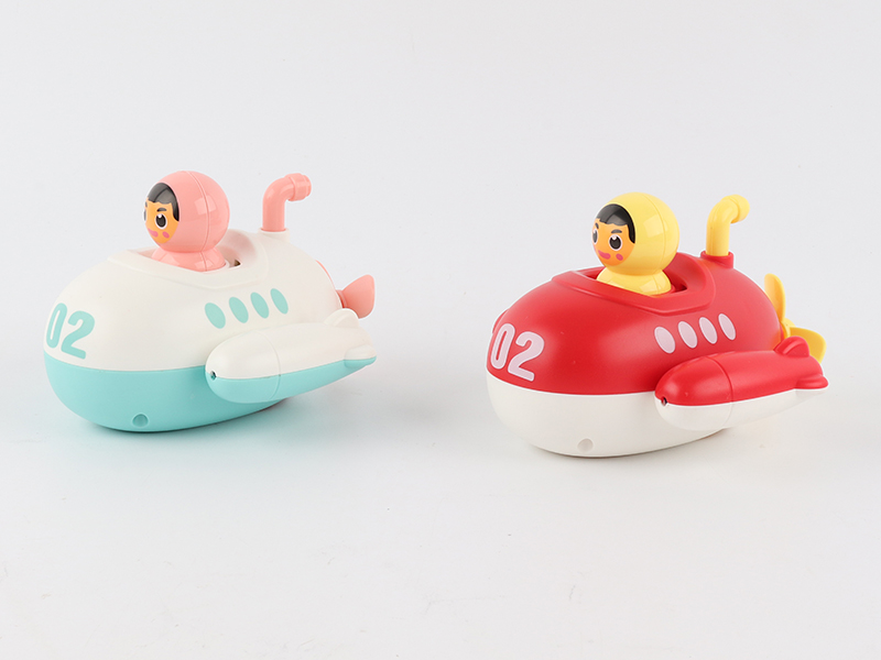 Double Nozzles Airship (Wind Up)Bathroom Toys