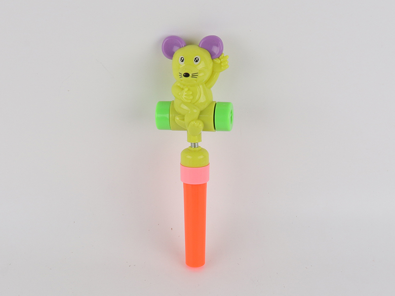Solid Color  Cartoon Mouse Candy Toys With Whistle