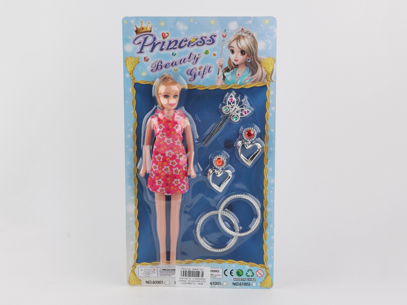 Barbie With Electroplating Adornment Toys