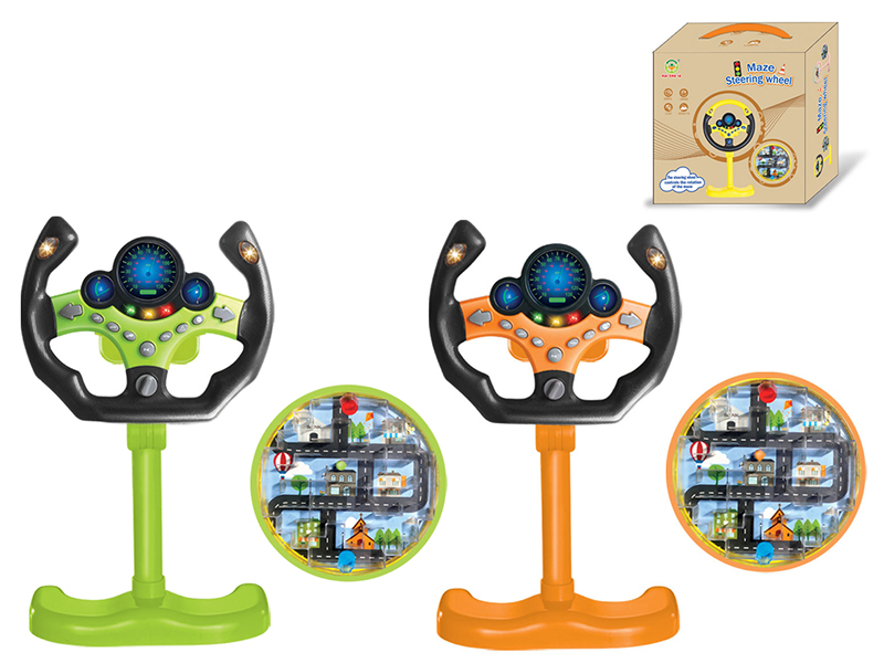 Race Car Steering Wheel B/O Maze