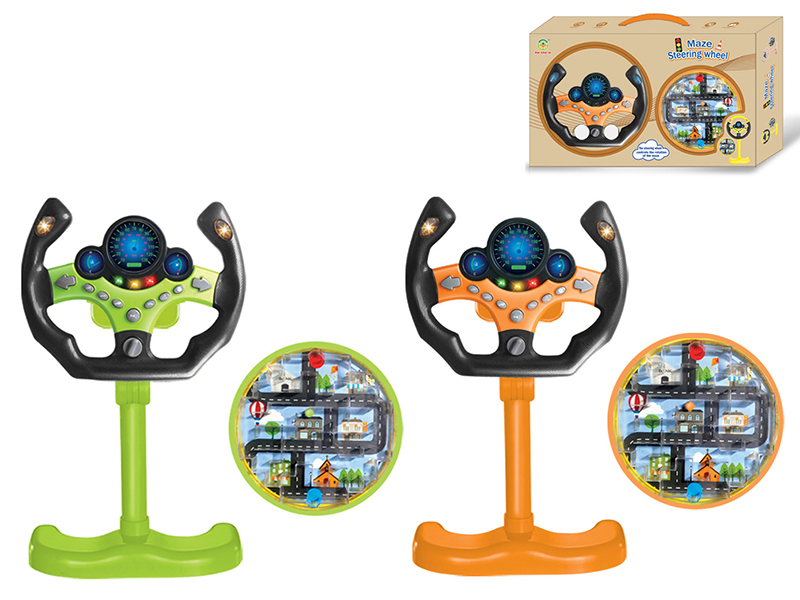 Race Car Steering Wheel B/O Maze