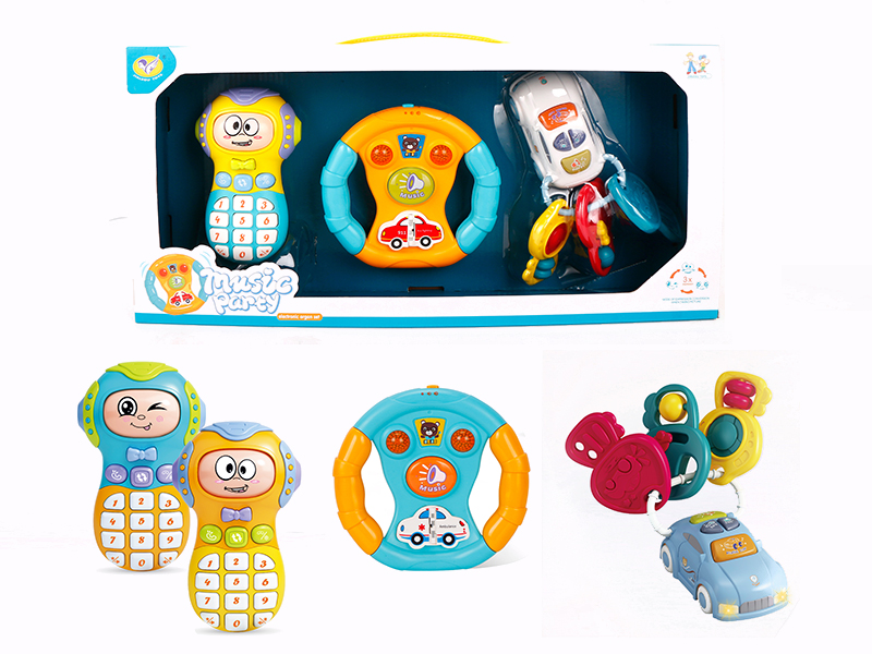 Mobile Phone , Steering Wheel,Small Car