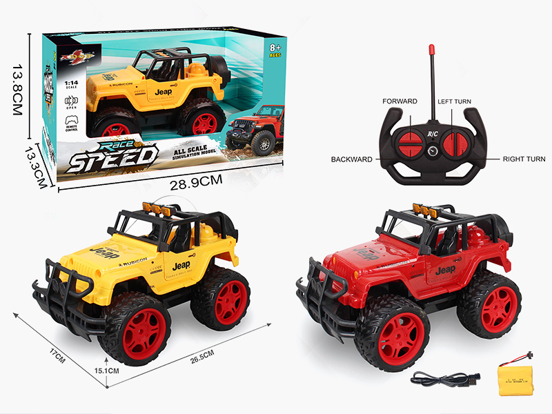 1:14 4CH R/C Off-Road Jeep With Manual Door