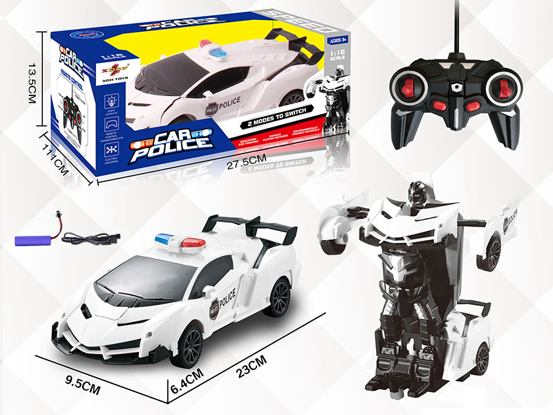 1:16 5CH R/C One Key Transformation Simulated Car(Police Car)