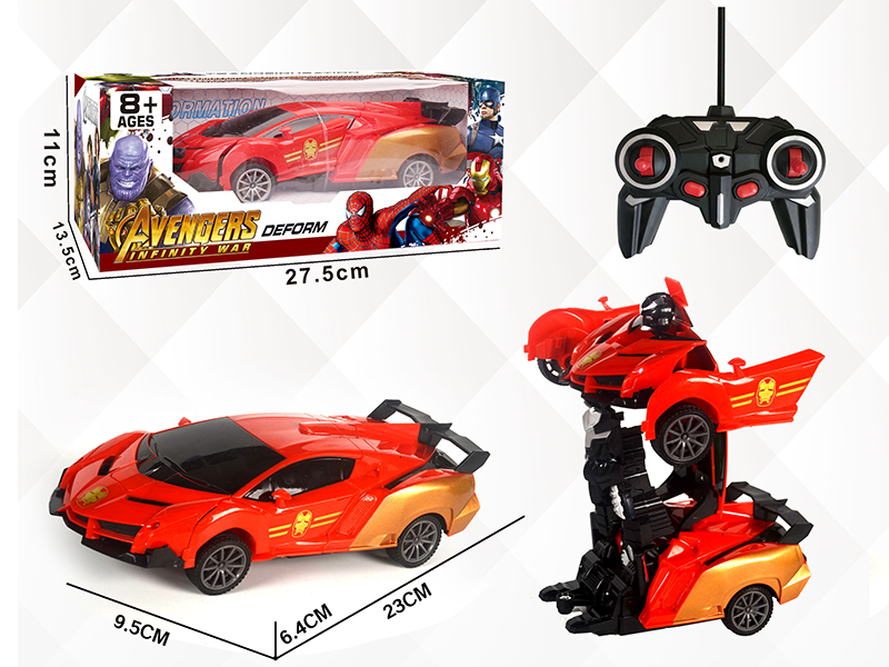 1:16 5CH R/C One Key Transformation Simulated Car(Iron Man)
