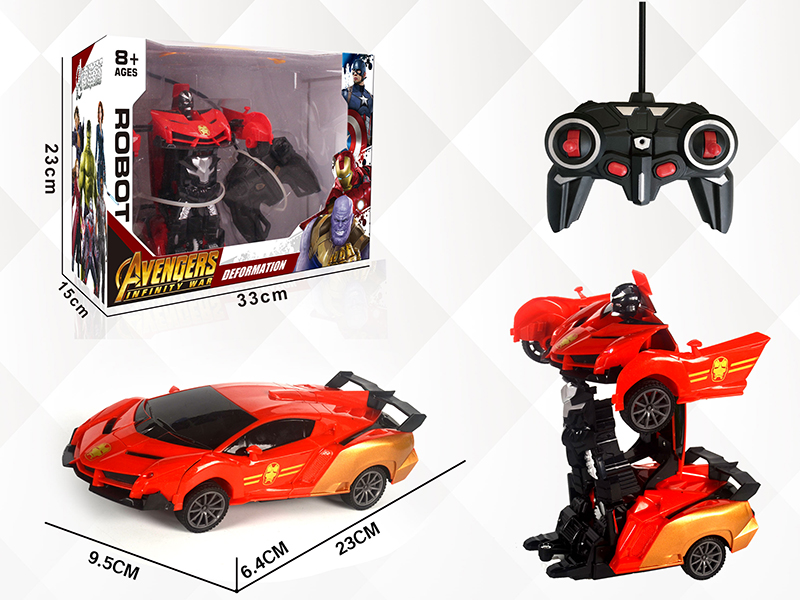 1:16 5CH R/C One Key Transformation Simulated Car(Iron Man)