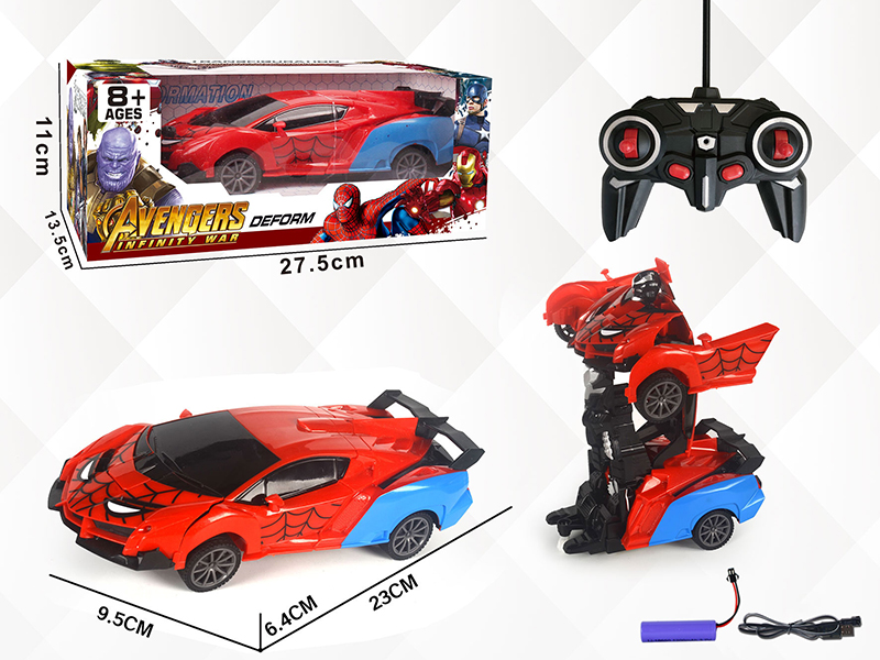 1:16 5CH R/C One Key Transformation Simulated Car(Spider-Man  )