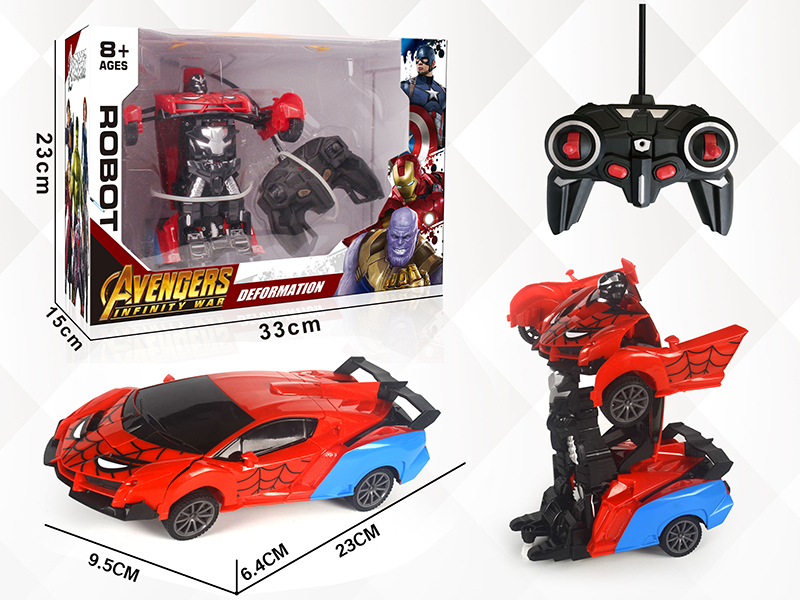 1:16 5CH R/C One Key Transformation Simulated Car(Spider-Man  )