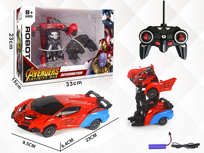 1:16 5CH R/C One Key Transformation Simulated Car(Spider-Man  )