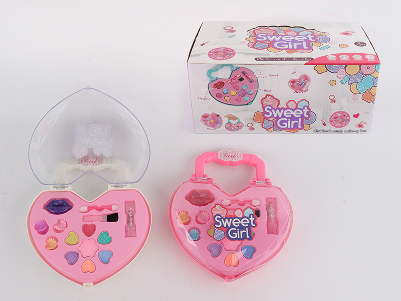 Heart-Shaped Cosmetics Box