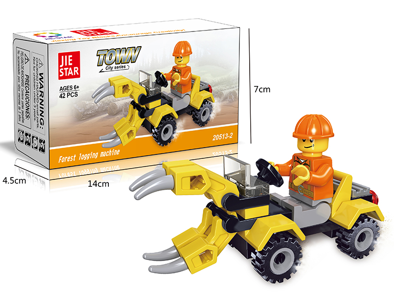 Forest  Felling Machine Building Blocks 42PCS