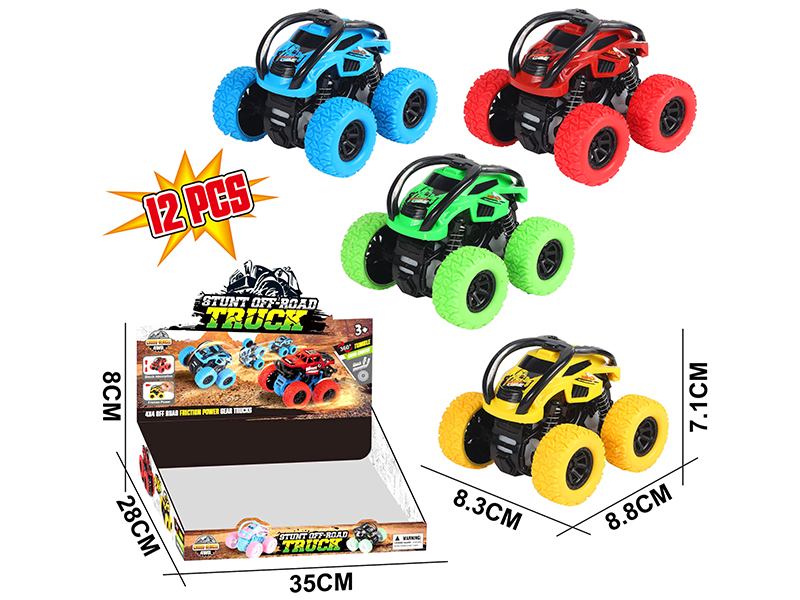 Big Wheel Double Friction Stunt Car