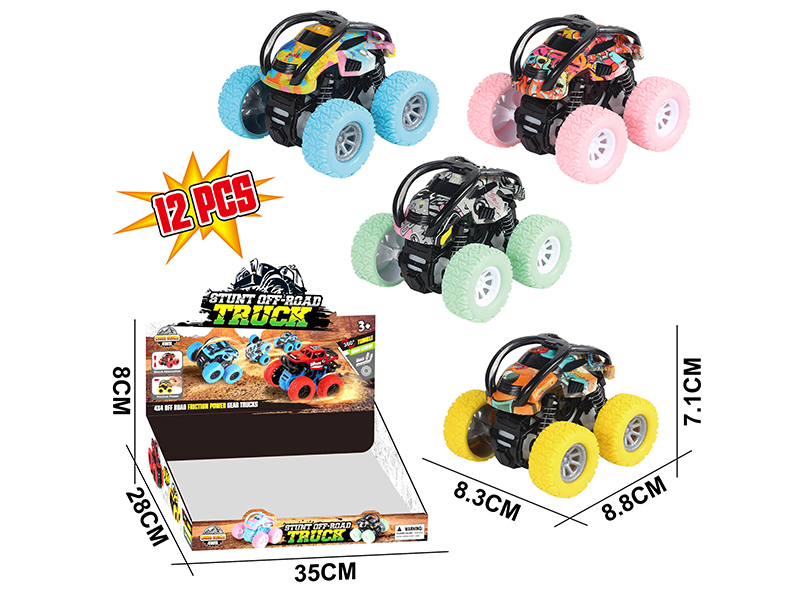 Big Wheel Double Friction Stunt Car