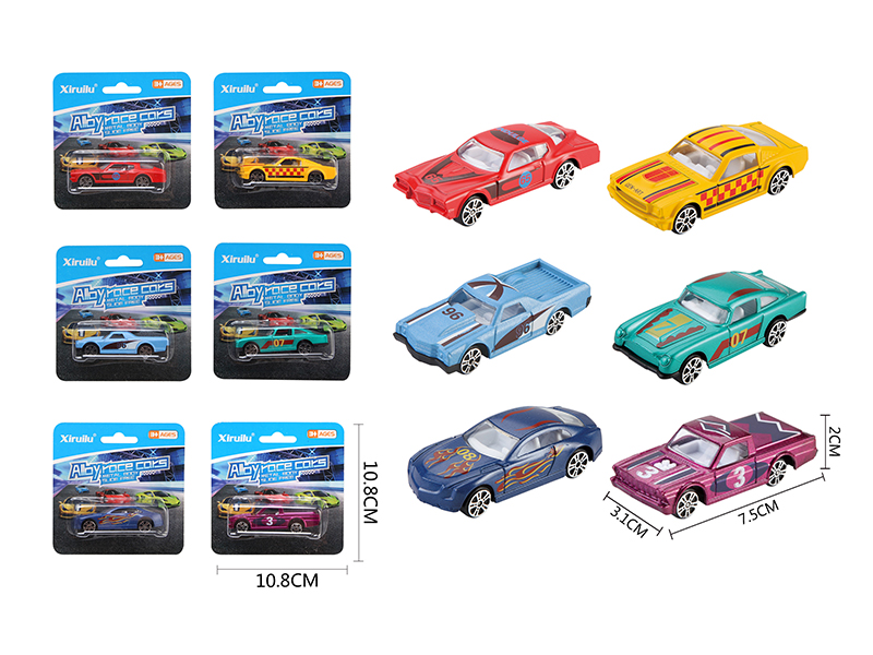 1:64 Slide Alloy Car 1pcs