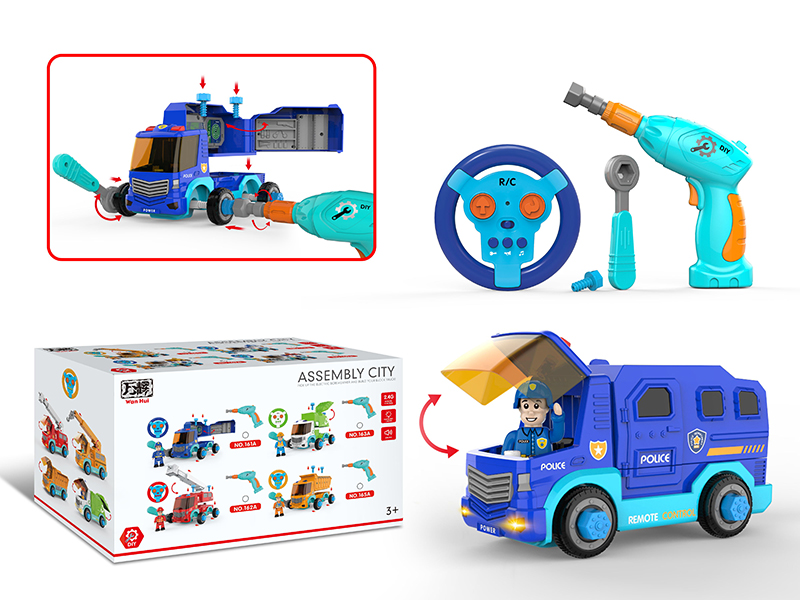 DIY Assembly R/C Police Car