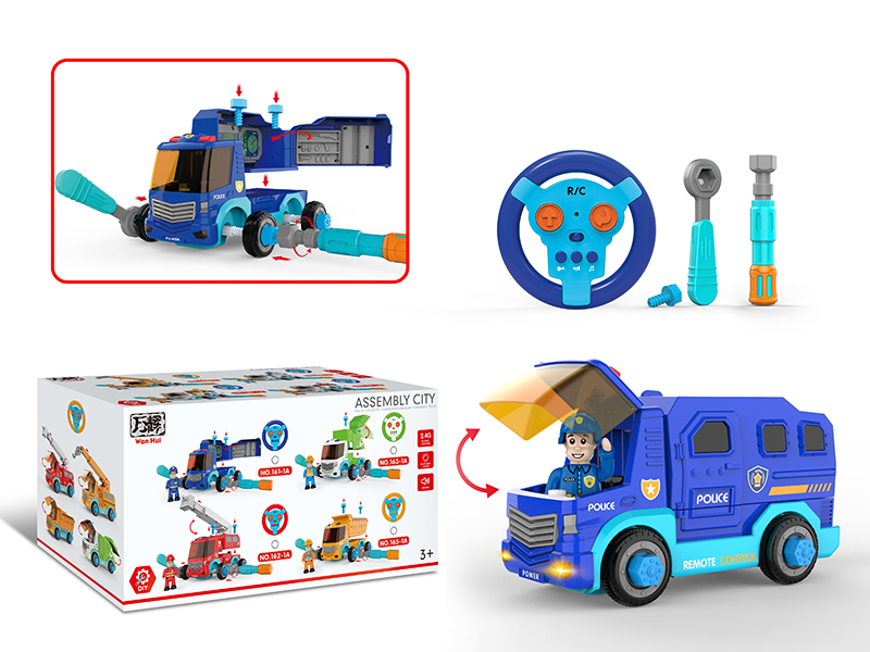 DIY Assembly R/C Police Car