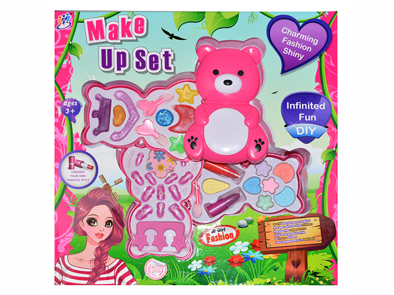 Bear Shape Four-Layer Children's Cosmetics