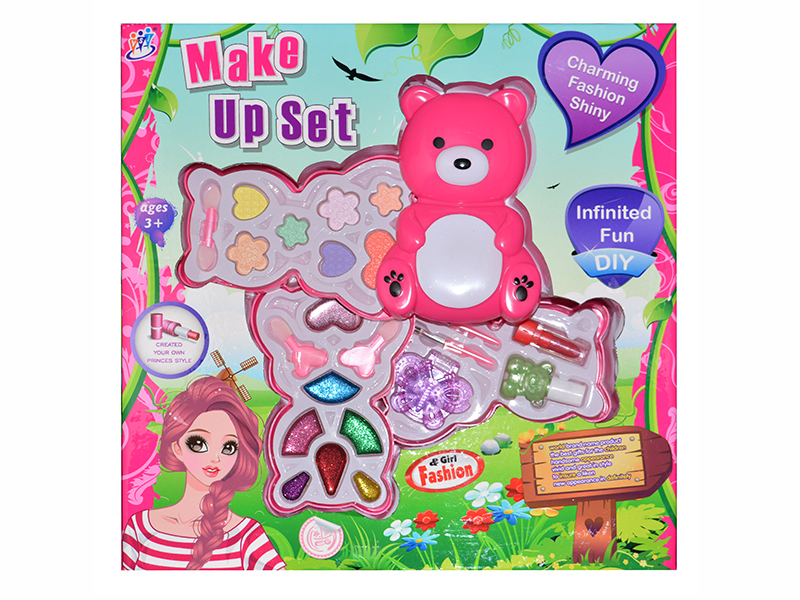 Bear Shape Four-Layer Children's Cosmetics