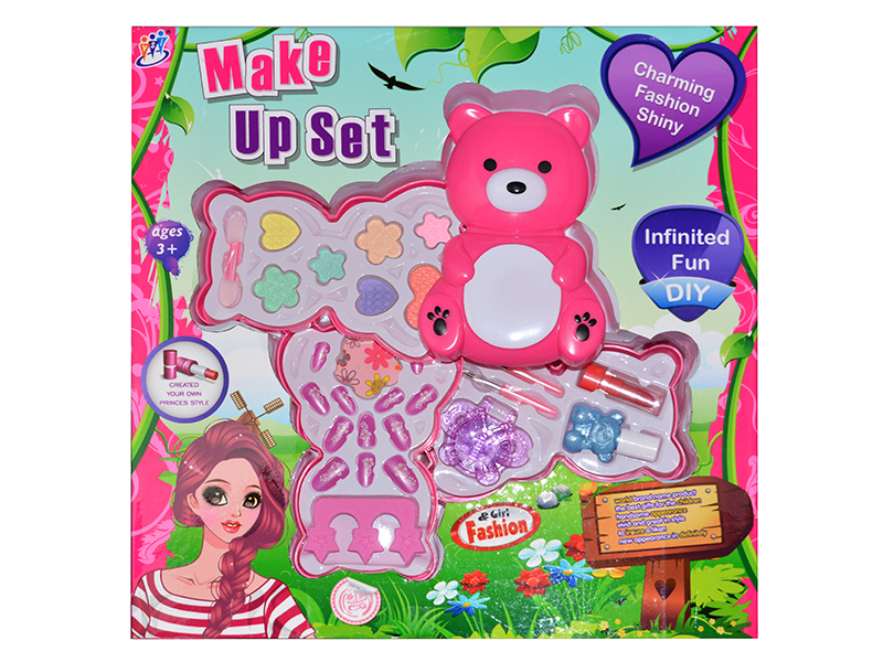 Bear Shape Four-Layer Children's Cosmetics