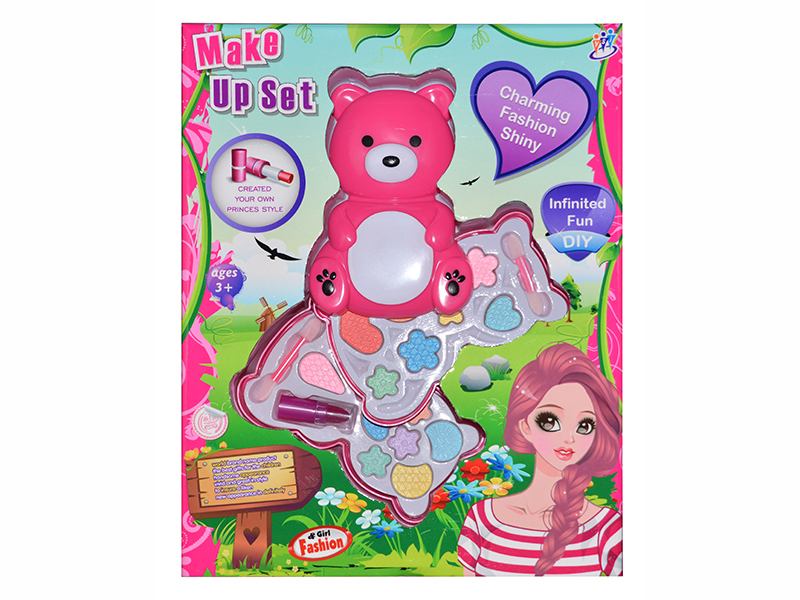 Bear Shape Three Layers Children's Cosmetics