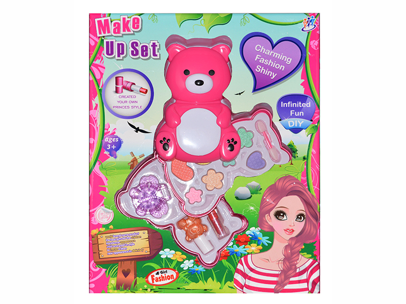 Bear Shape Three Layers Children's Cosmetics