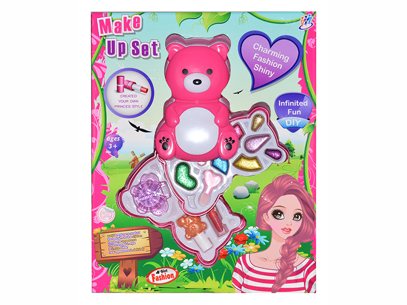 Bear Shape Three Layers Children's Cosmetics