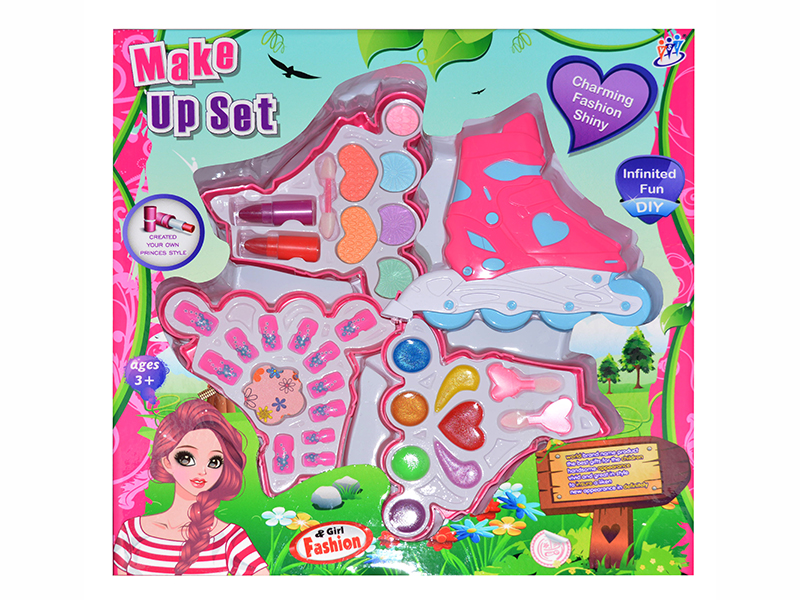 Ice Skates Shape Four-Layer Children's Cosmetics