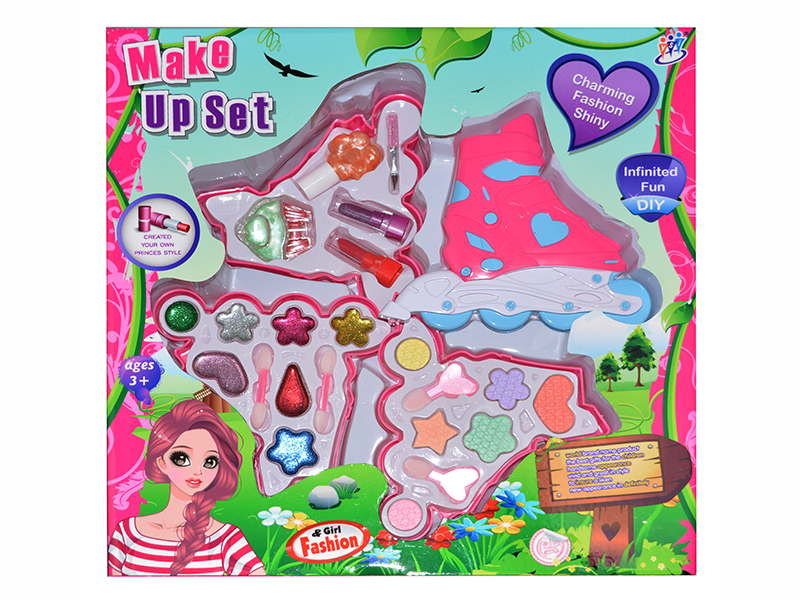 Ice Skates Shape Four-Layer Children's Cosmetics