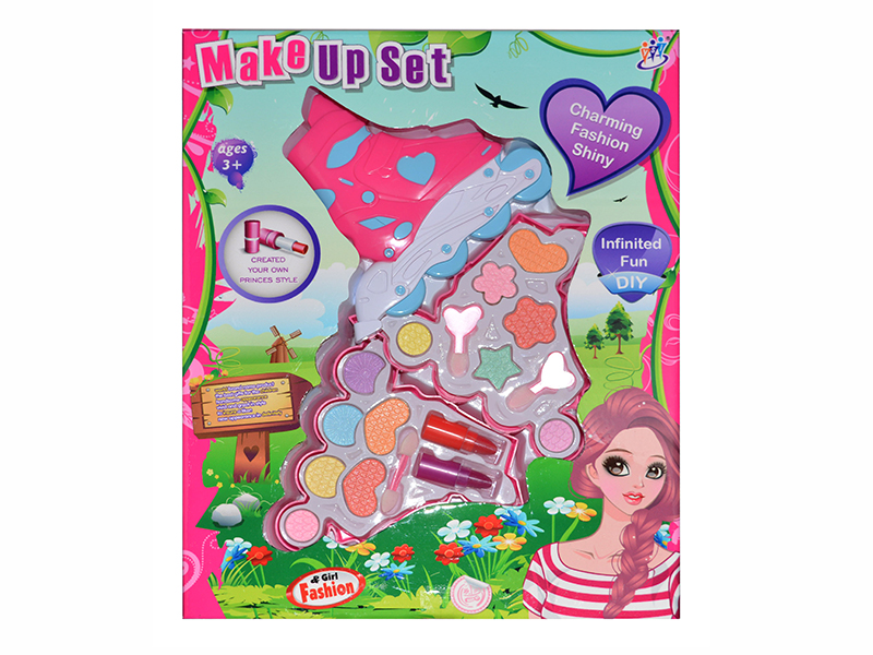 Ice Skates Shape Three Layers Children's Cosmetics