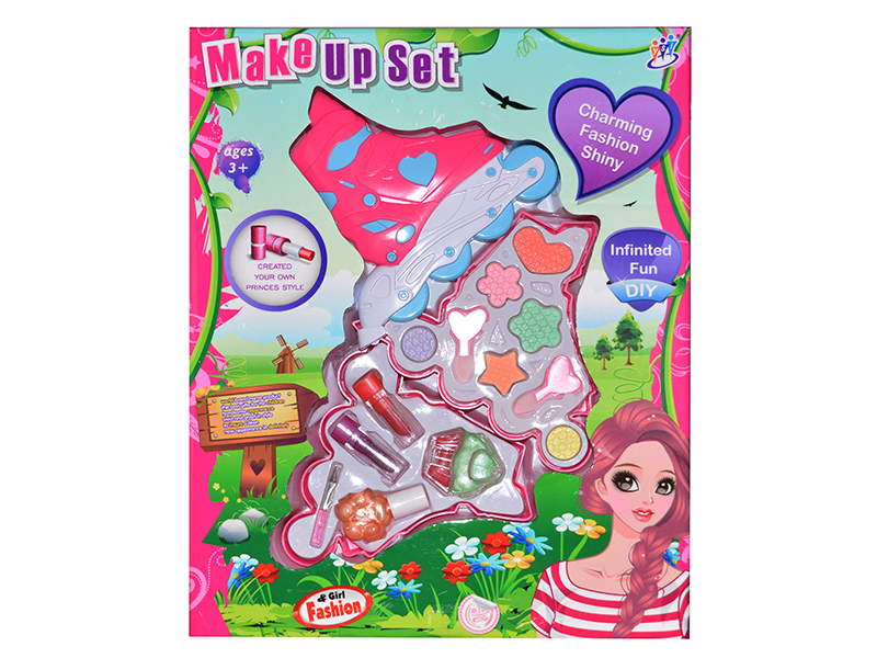 Ice Skates Shape Three Layers Children's Cosmetics